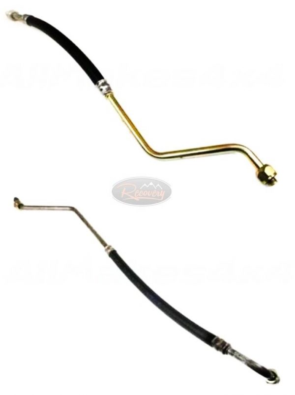 LAND ROVER DISCOVERY 1 & DEFENDER 300TDI - NEW  ENGINE OIL COOLER PIPES SET X2