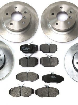 LAND ROVER P38 BRAKE DISCS &  PADS FRONT & REAR - BDR05