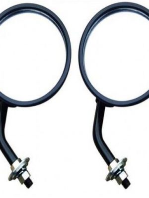 LAND ROVER SERIES 2, 2A & 3 NEW ROUND WING MIRRORS WITH ARMS PAIR (X2)  562912