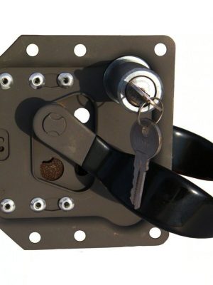 LAND ROVER SERIES 2 2A 3 RIGHT HAND FRONT DOOR HANDLE & LOCK & KEYS  337801