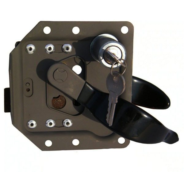 LAND ROVER SERIES 2 2A 3 RIGHT HAND FRONT DOOR HANDLE & LOCK & KEYS  337801