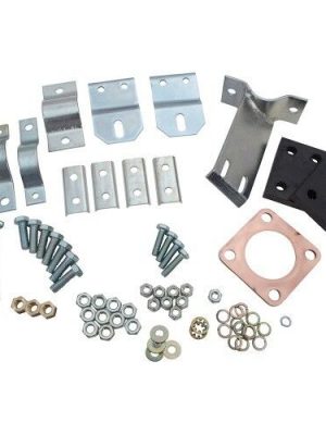 LAND ROVER SERIES 3 88" SWB FULL EXHAUST FITTING KIT MOUNTING BRACKETS  DA1293