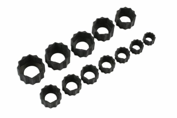 LASER TOOL - 8-19mm DAMAGED NUT/BOLT EXTRACTOR SET 12PC