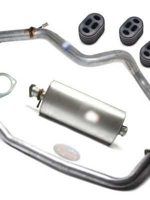 LR DEFENDER 90 300TDi - FULL EXHAUST KIT & DE-CAT DOWNPIPE TAILPIPE CENTRE BOX