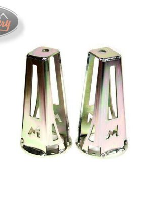 LR DEFENDER - TERRAFIRMA FRONT SHOCK TURRETS PLUS 2 INCH SKELETON TURRETS TF522
