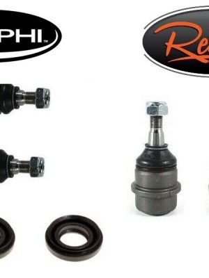 LR DISCOVERY 2  UPPER & LOWER STEERING KNUCKLE BALL JOINTS (4) DELPHI BRAND