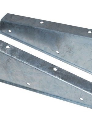 Land Rover Defender - Front Mud Flap Brackets Galvanised Rust Resistant  DA1188