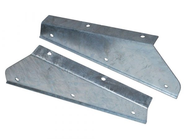 Land Rover Defender - Front Mud Flap Brackets Galvanised Rust Resistant  DA1188
