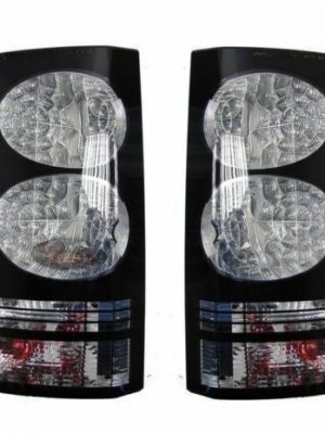 Land Rover Discovery 3 & 4 - Rear BLACK LED REAR Light Lamps Pair - LR052395/7
