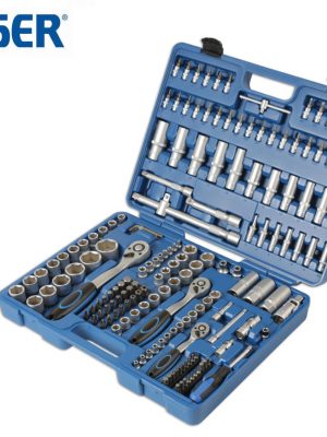 Laser Tools - Socket Set 1/4"D, 3/8"D, 1/2"D 171pc Metric - 6590