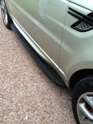 Range Rover SPORT L494 2014 > ALL BLACK STEALTH moulded side steps -(2)-RE/L494B