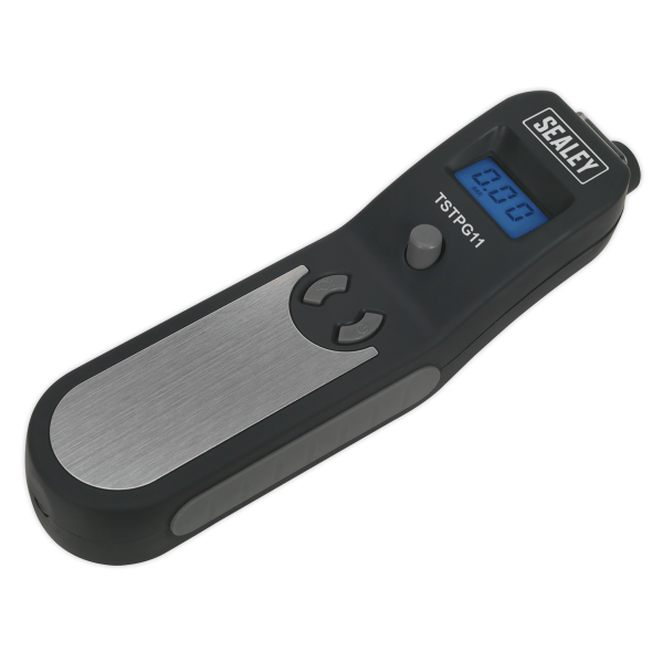 SEALEY TOOLS DIGITAL TYRE PRESSURE & TREAD DEPTH GAUGE TESTER TORCH CAR BIKE