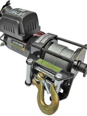 WARRIOR 2000 NINJA 12v ELECTRIC WINCH WITH STEEL ROPE 20SPS12