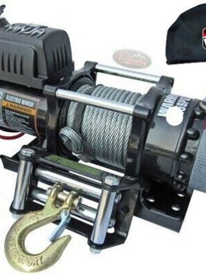 WARRIOR Ninja C3500 12v Electric Winch + Wireless Remote & Winch Cover