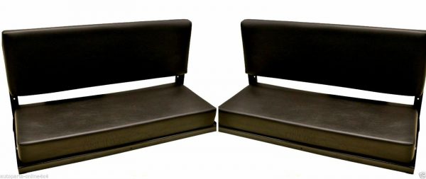 DEFENDER 90/110 2 FOLDING REAR BENCH SEATS + 4 LAP SEAT BELTS -RBSK01 - Image 3