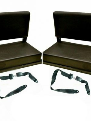 DEFENDER 90/110 2 FOLDING REAR BENCH SEATS + 4 LAP SEAT BELTS -RBSK01