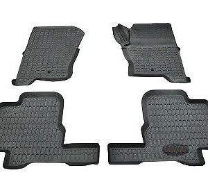 Discovery 3/4  TERRAFIRMA RHD Heavy Duty Black Rubber Front Footwell Over Mats