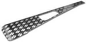 LAND ROVER DEFENDER  90/110 WING TOP  CHEQUER PLATE >2006  RE566 - SILVER PAIR