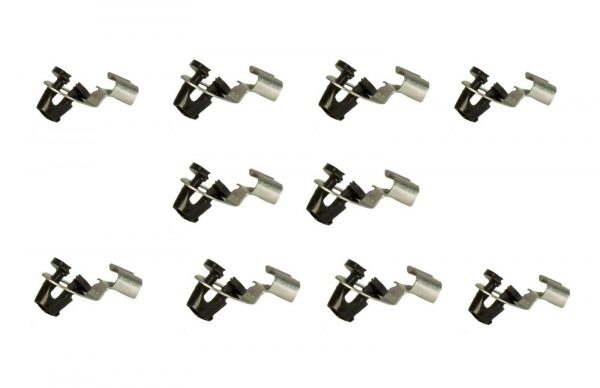 LAND ROVER DEFENDER DISCOVERY 1 ANTI RATTLE DOOR LOCK ROD CLIP SET X10 BFP1265L