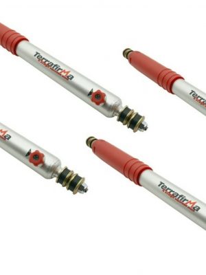 LAND ROVER DEFENDER NEW TERRAFIRMA +5" 4 STAGE LONG TRAVEL SHOCK ABSORBERS X4