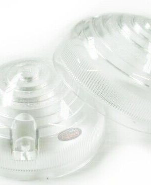 LAND ROVER DEFENDER & SERIES UPTO 1993 -  CLEAR SIDE LAMP LENSES PAIR - 589284X2