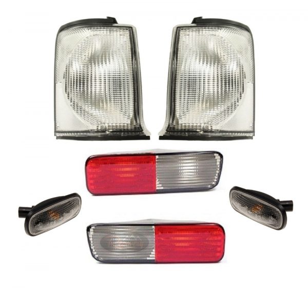 LAND ROVER DISCOVERY 2 FRONT SIDE & REAR CLEAR INDICATOR LIGHT LAMP KIT- D2LK01