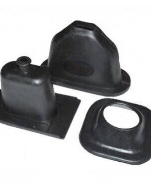 LAND ROVER SERIES 2A/3 GEAR & HANDBRAKE LEVER RUBBER BOOT GAITER KIT -DA2466