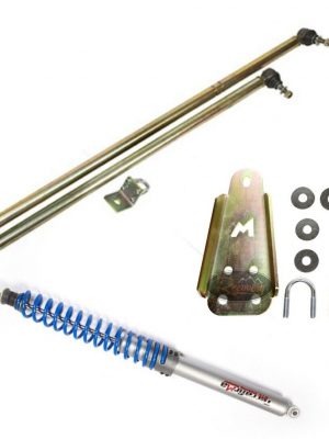 LR DISCOVERY 1 - TERRAFIRMA HEAVY DUTY STEERING BARS + RTC DAMPER RELOCATION KIT
