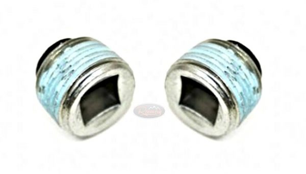 Land Rover Defender & Discovery 1/2-Magnetic Differential Gearbox Drain Plugs X2