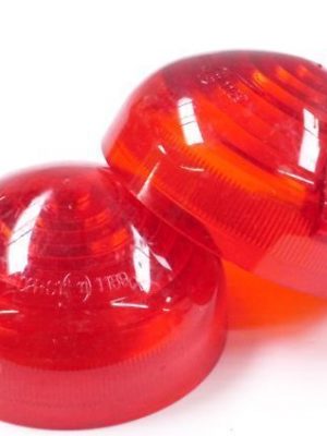 Land Rover Defender & SERIES Rear Red Stop Tail Brake Light Lens x2 RTC210