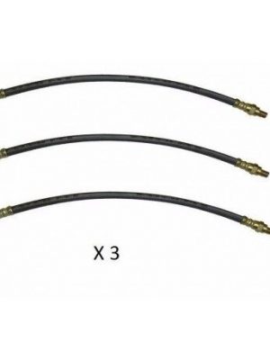 Land Rover Series 2 & 2a Flexible Brake Hose Set Flexi Front & Rear RTC3386 x3