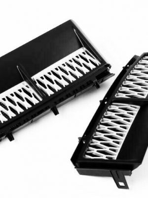Range Rover Vogue L322 2006>2008 - Supercharged Vents Black & Silver Mesh