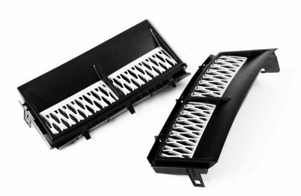 Range Rover Vogue L322 2006>2008 - Supercharged Vents Black & Silver Mesh
