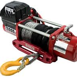 Stealth 13500lb 12v Electric 4x4 Winch with Synthetic rope inc wireless remote