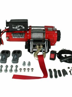 Stealth 3500lb 12v Electric Winch With Steel Rope- ST35STS12