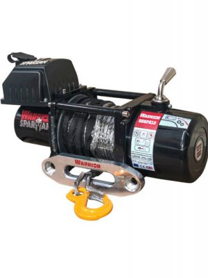 WARRIOR SPARTAN 5000 12V ELECTRIC WINCH WITH SYNTHETIC ROPE - 50SPA12