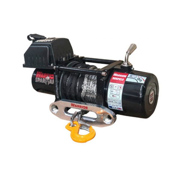 WARRIOR SPARTAN 5000 12V ELECTRIC WINCH WITH SYNTHETIC ROPE - 50SPA12
